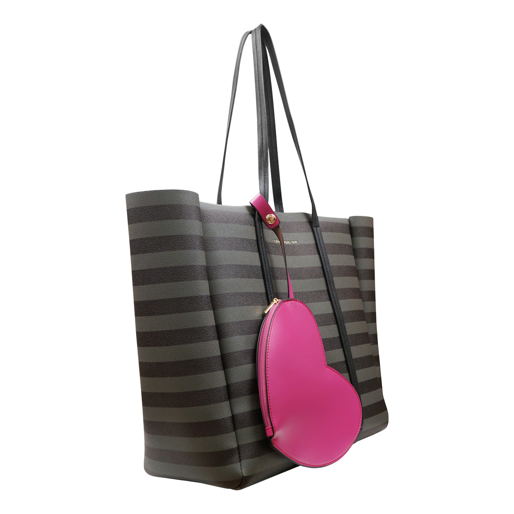 UPPER EAST SIDE TOTE LARGE WITH HEART POUCH