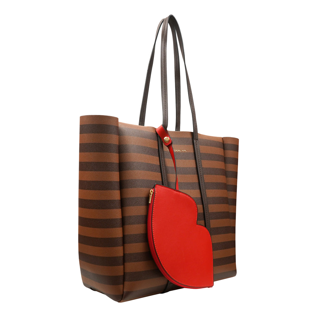 UPPER EAST SIDE TOTE LARGE WITH LIPS POUCH