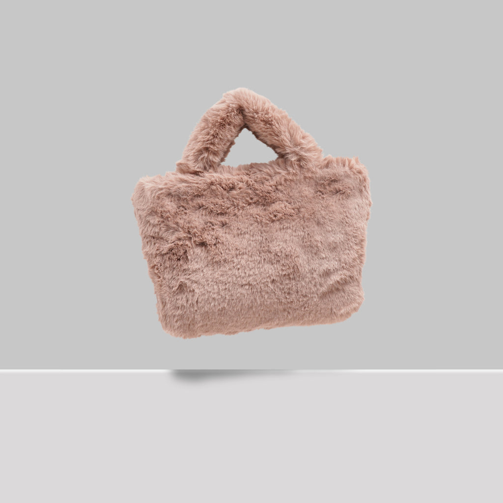 Fur satchel on sale