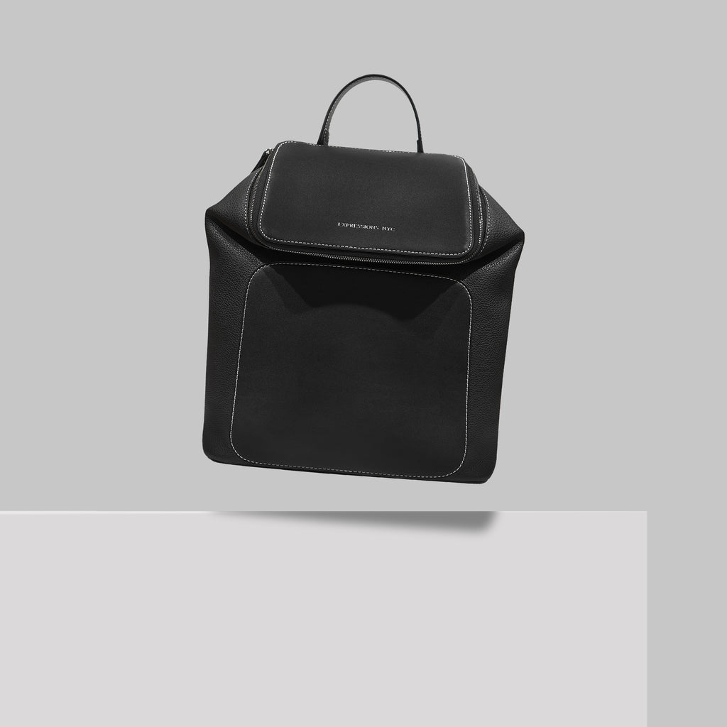 backpack recycled bottles vegan leather Willa Utilitarian Our vegan Leather is crafted from cruelty UPPER WEST SIDE BACKPACK MEDIUM